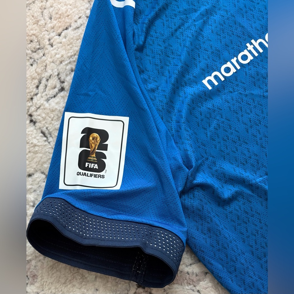 Marathon Authentic WC Qualifiers 2026 Ecuador Pervis Estupiñan Jersey Men’s XL - Picture 6 of 9